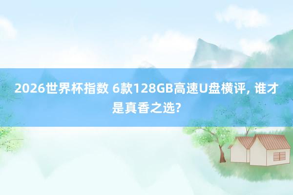 2026世界杯指数 6款128GB高速U盘横评， 谁才是真香之选?